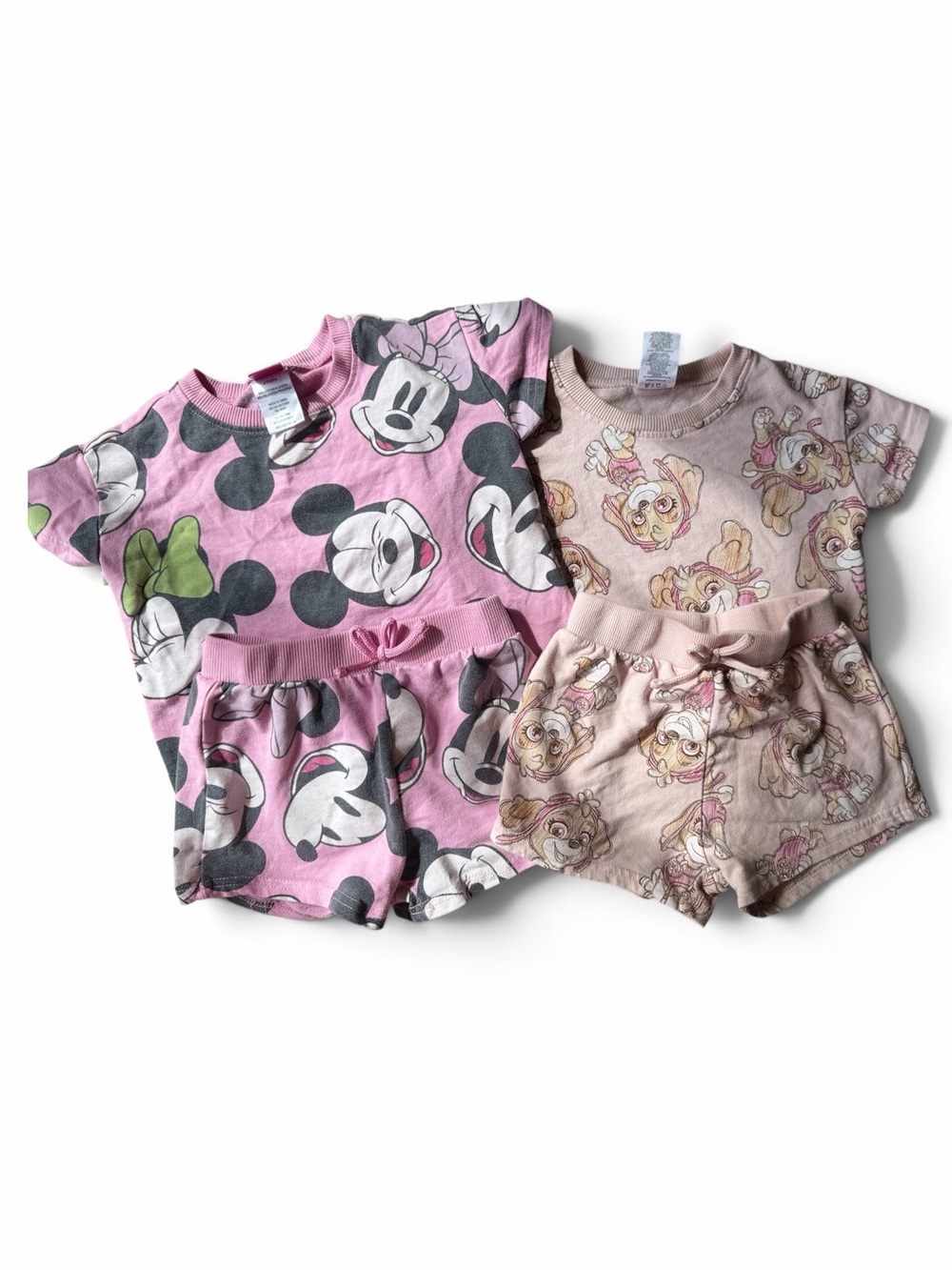 Girls Disney cotton sets - Minnie Mouse & Paw Patrol